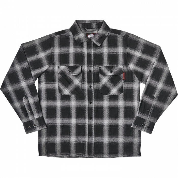 Inde Mission Ls Flannel S-Grey Plaid
