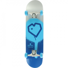 BLUEPRINT SPRAY HEART COMPLETE-7.75 SILVER/BLUE