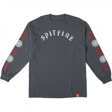 Sf Old E Combo Sleeve Ls S-Charcoal