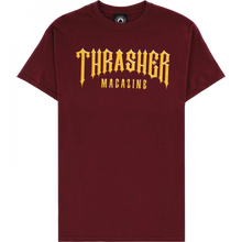 Thrasher Low Low Logo Ss S-Maroon