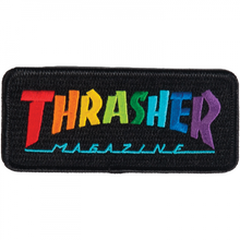 Thrasher Rainbow Mag Patch Black