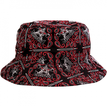 Thrasher Bandana Bucket Hat L/Xl-Black/Red