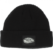 The Heated Wheel Oval Beanie Black