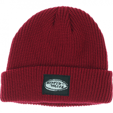 The Heated Wheel Oval Beanie Burgundy