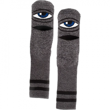 Tm Sect Eye Heather Crew Socks Black 1Pr