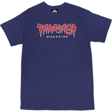 Thrasher Jagged Logo Ss S-Navy
