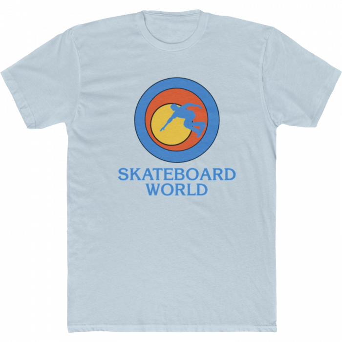 45Rpm Skateboard World Ss S-Lt. Blue