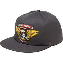 Pwl/P Winged Ripper Patch Hat Adj-Charcol