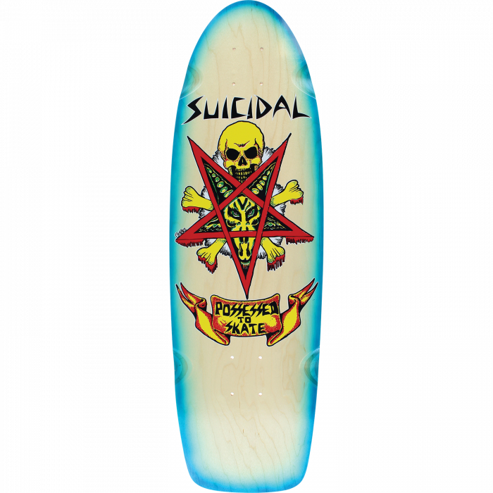 SUICIDAL PTS 70'S DECK-10x30 NAT/BLUE FADE