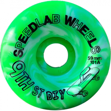 SPEEDLAB 9TH STREET DIY 59mm 101a GRN/WHT SWIRL