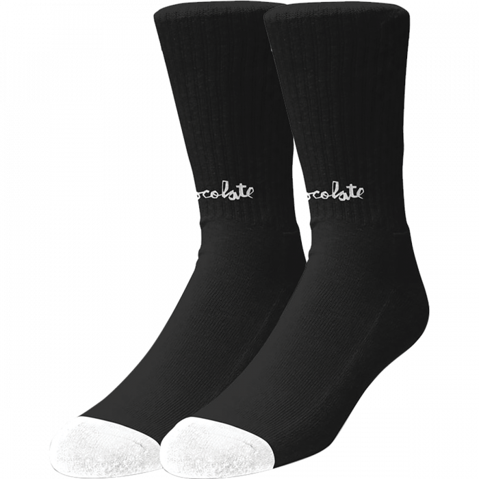 Choc Lost Chunk Socks Black/Wht 1Pr