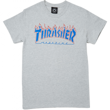 Thrasher Patriot Flame Ss Xl-Heather Grey