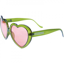 Happy Hr Heart Ons Moss Green/Pink
