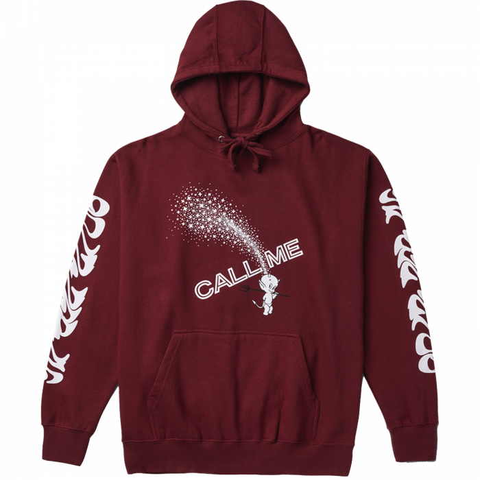 Call Me 917 Devil Calls Hd/Swt Xl-Maroon