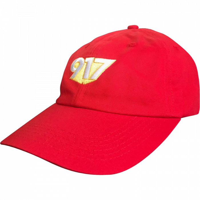 Call Me 917 3D Dad Hat Adj-Red