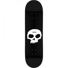 ZERO SINGLE SKULL DECK-7.5 BLK/WHT