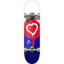 BLUEPRINT SPRAY HEART COMPLETE-7.75 RED/BLUE
