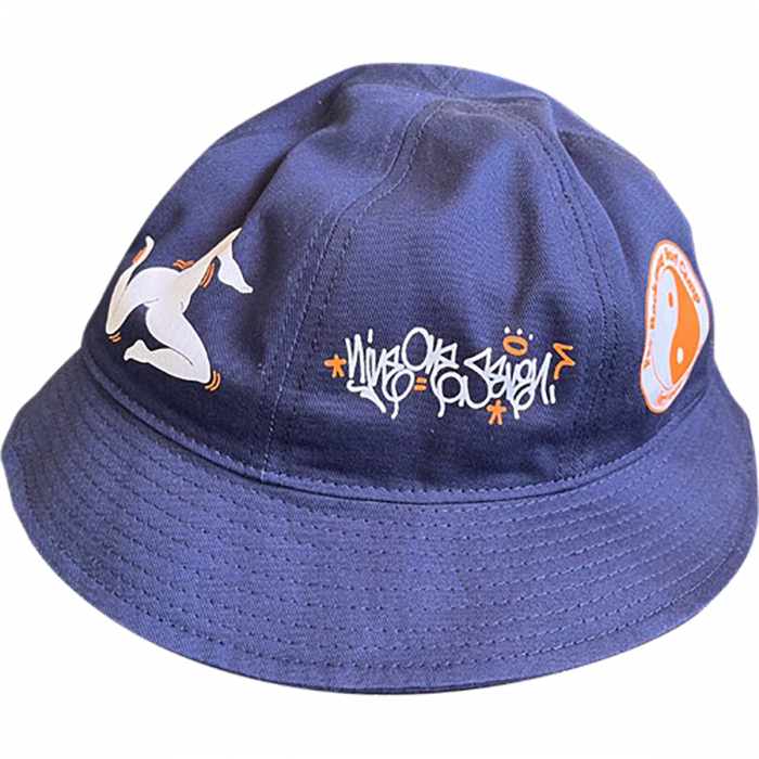 Call Me 917 917 Crew Bucket Hat Ofm-Blue