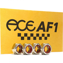 ACE RE-THREADING AXLE NUTS 4/PK SILVER