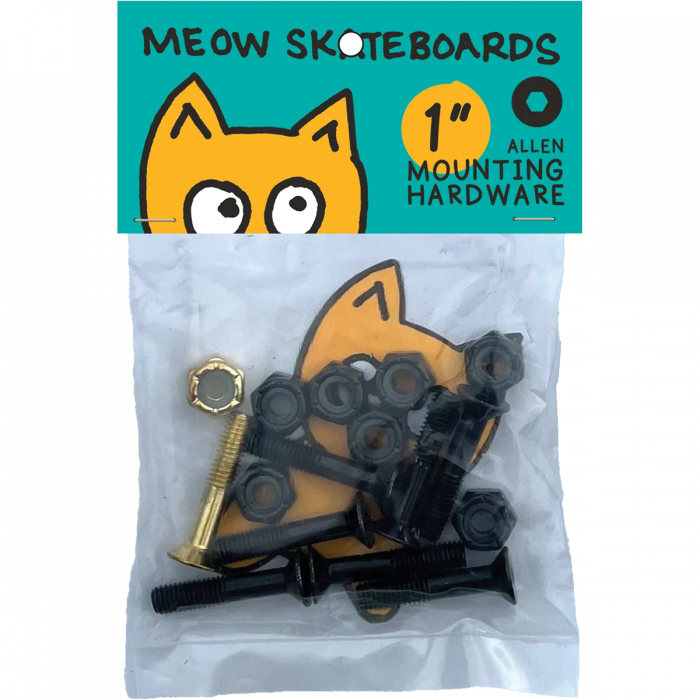 MEOW 1" ALLEN HARDWARE SET BLK/YEL