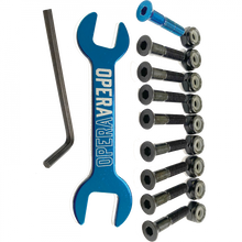 OPERA 1" ALLEN HARDWARE SET BLK/BLUE