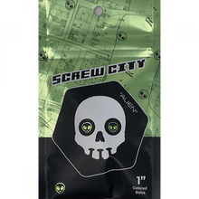 SCREW CITY HARDWARE SET 1" ALIEN GREEN