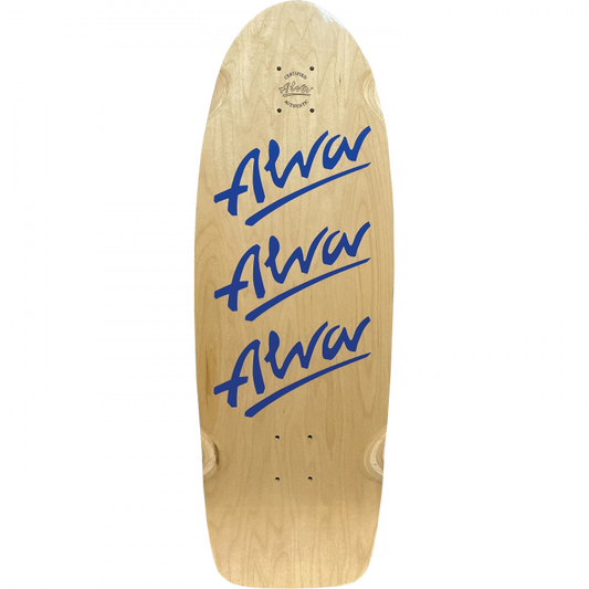 ALVA 1980 TRI LOGO PIG DECK-10X30 NAT/TWILIGHT BLU