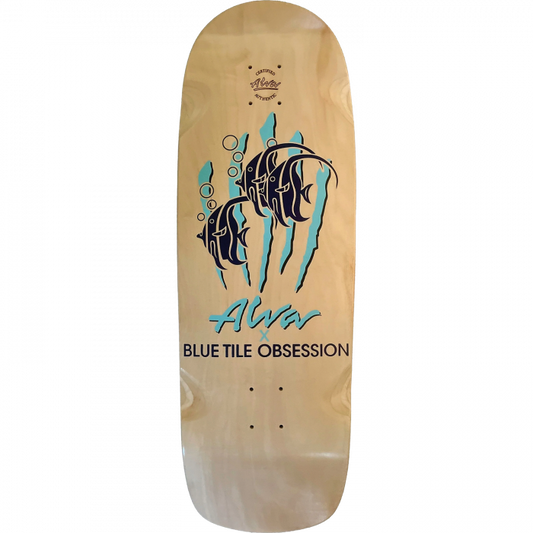 ALVA BLUE TILE OBSESSION BLUE LOGO DECK-10.25X32