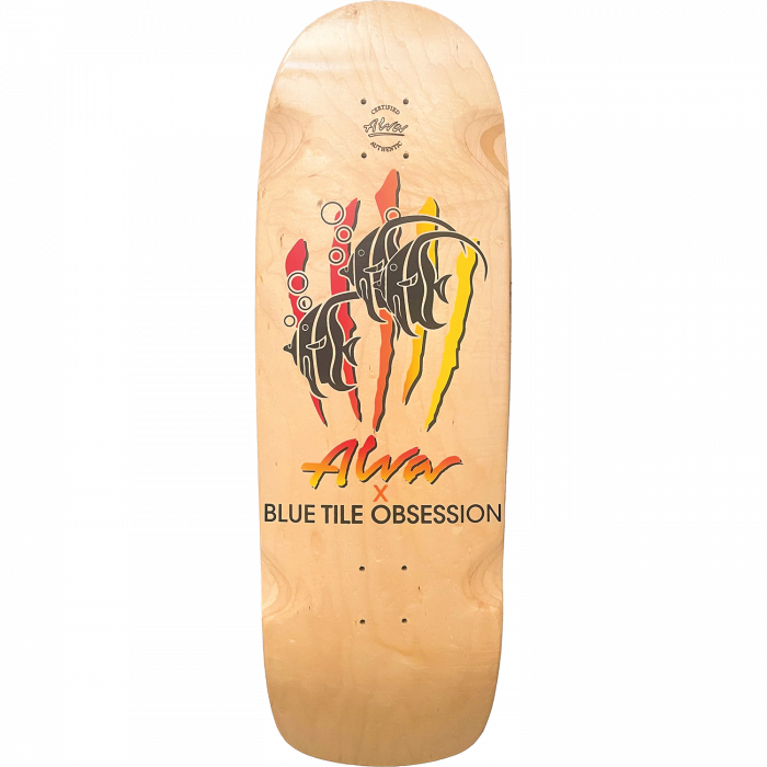 ALVA BLUE TILE OBSESSION OG FADE DECK-10.25X32