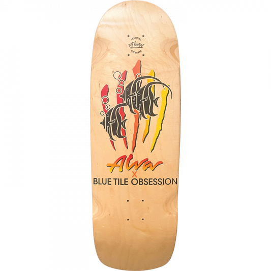 ALVA BLUE TILE OBSESSION OG FADE DECK-10.25X32