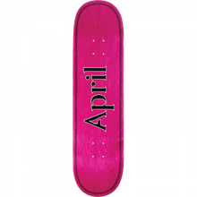 APRIL OG LOGO HELIX DECK-8.25 PINK W/BLK LOGO