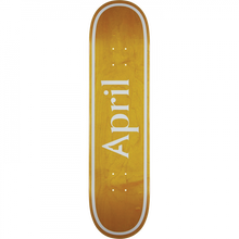 APRIL OG LOGO DECK-8.12 YELLOW