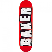 BAKER BRAND LOGO DECK-8.0 RED/WHITE