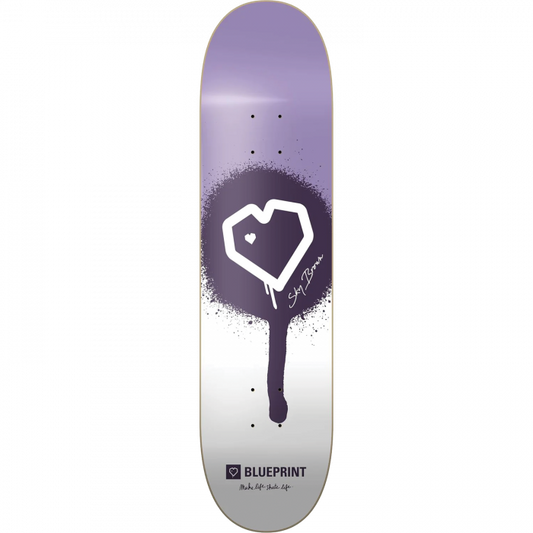BLUEPRINT SKY BROWN MLSL DECK-8.0 PURPLE