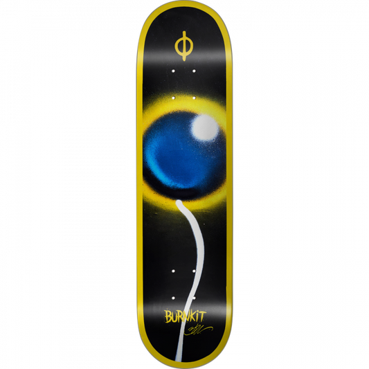 BURNKIT MATERIALIZE DECK-8.375 BLACK/YELLOW