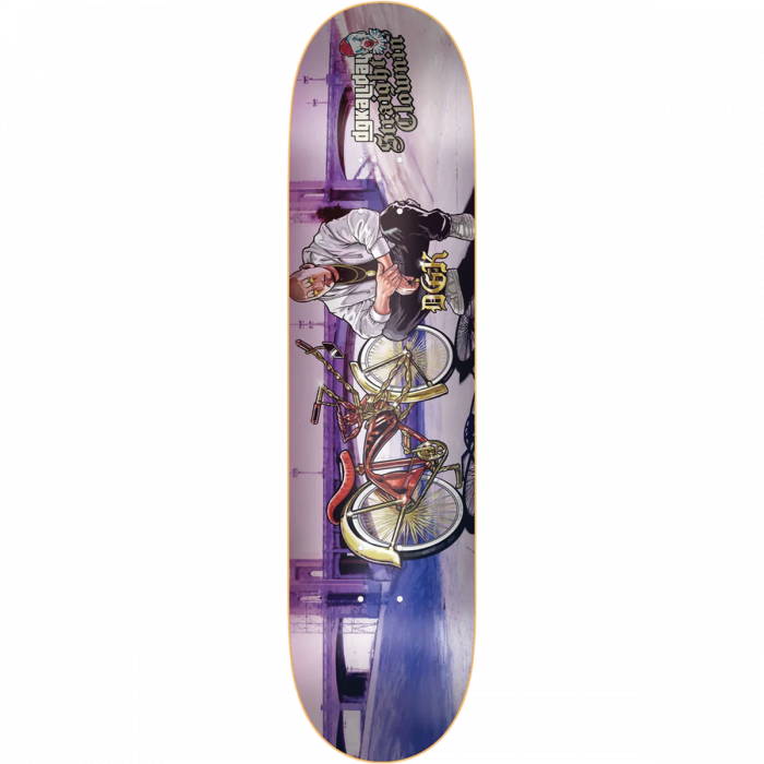 DGK STRAIGHT CLOWNIN DECK-8.38 HOLOGRAPHIC