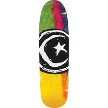 FOUND STAR AND MOON DYED DECK-8.0 RAINBOW DYE