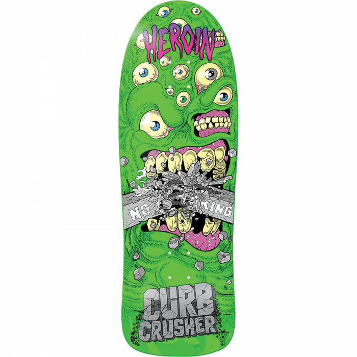 HEROIN CURB CRUSHER CHOMP DECK-10.25X32