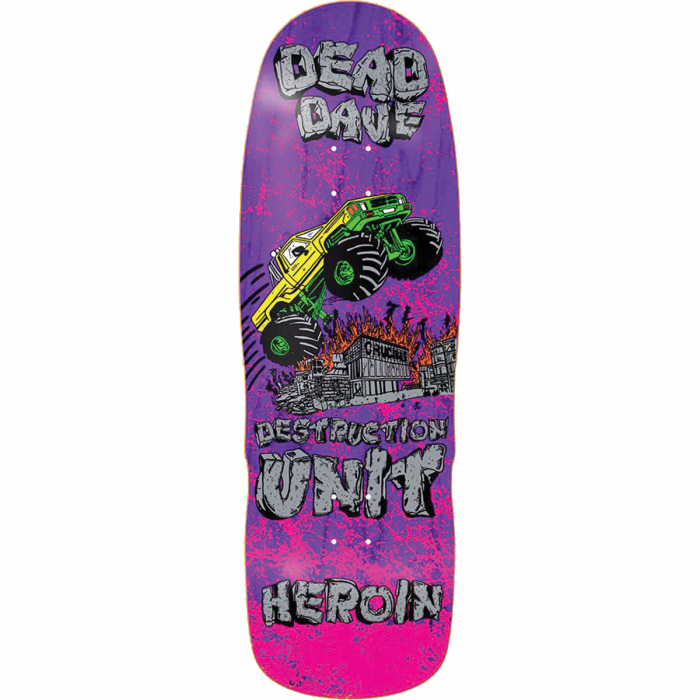 HEROIN DEAD DAVE KNOCK OFF DECK-10.1X32