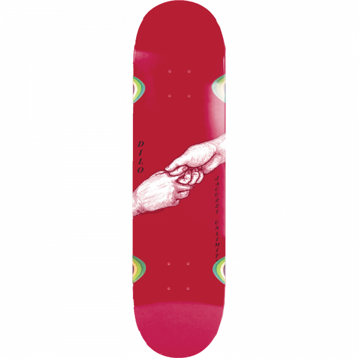 JACUZZI DILO HAND HELD DECK-8.5 RED WHEEL WELLS