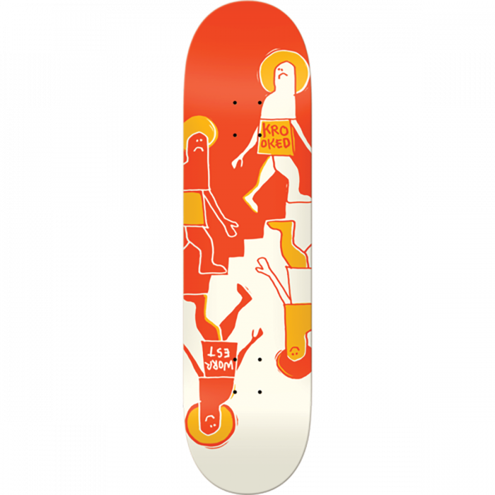 KRK WORREST UP DOWN DECK-8.3 ORANGE TT SLICK