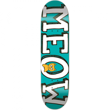 MEOW LOGO DECK-7.75 TEAL