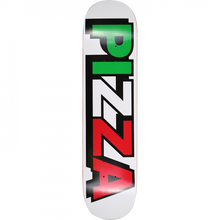 PIZZA TRI LOGO DECK-7.75 WHITE