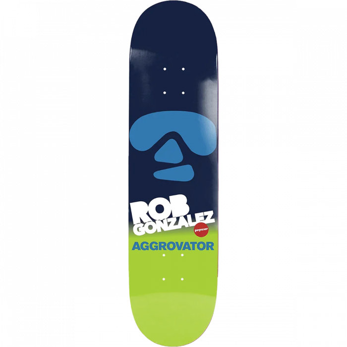 POPWAR GONZALEZ AGGROVATOR DECK-7.75 CYAN