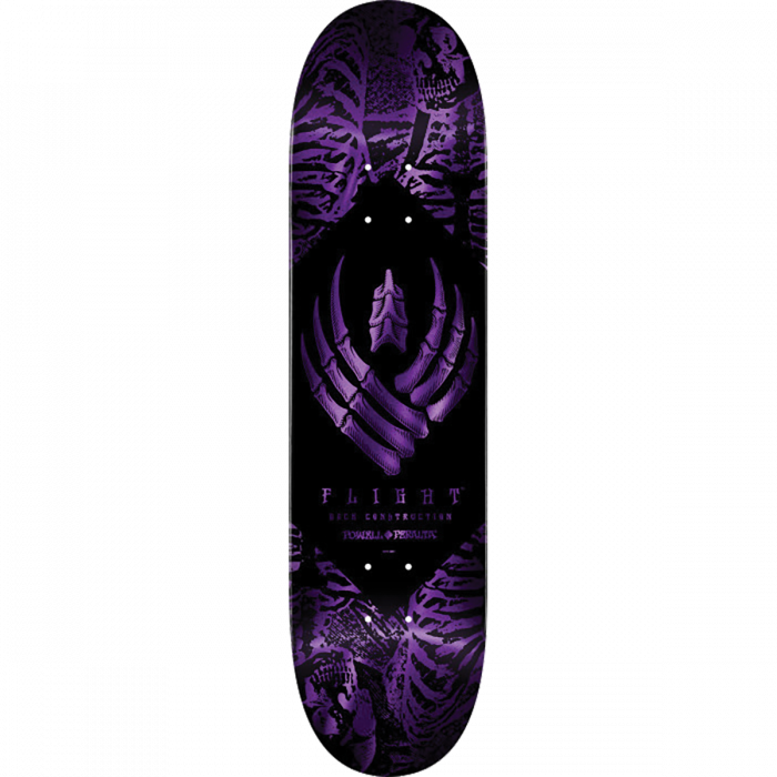 PWL/P SKELETON DECK-9.0 PURPLE FOIL flight