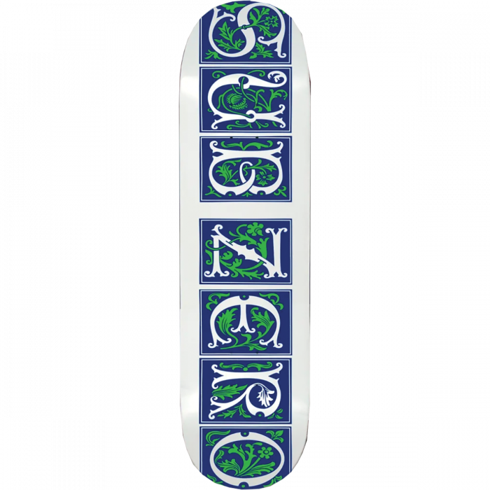 SUB ZERO VINES DECK-8.5 WHITE SCREENPRINTED