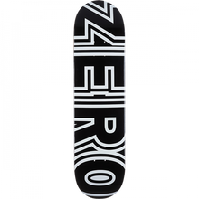 ZERO BOLD DECK-7.25 BLACK/WHT