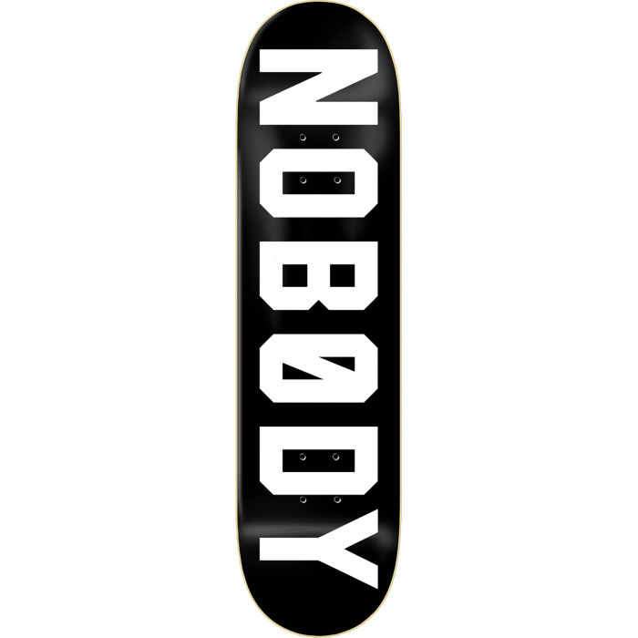 ZERO NOBODY DECK-8.25 BLK/WHT
