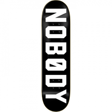 ZERO NOBODY DECK-8.25 BLK/WHT