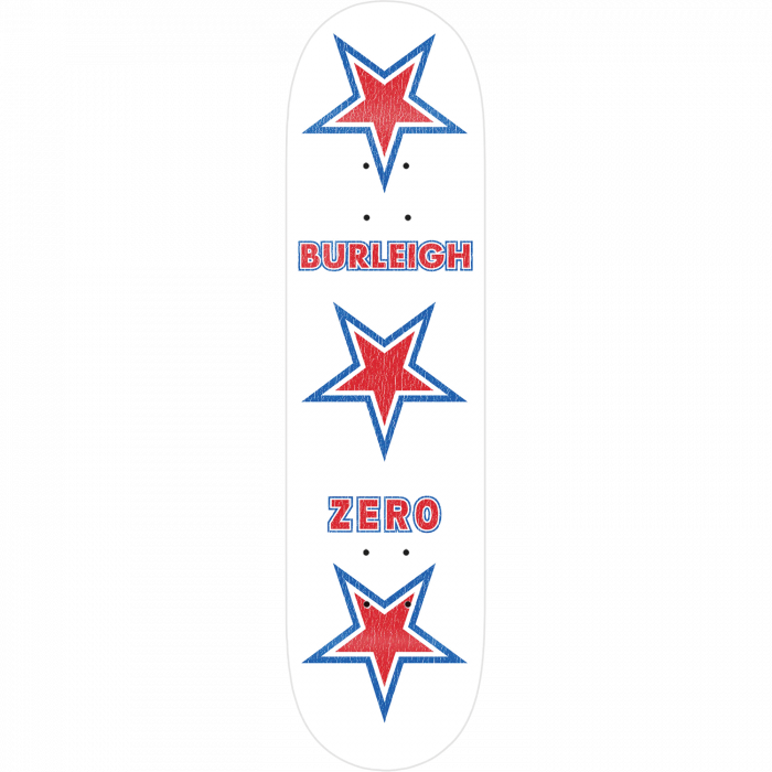ZERO BURLEIGH AMERICAN ZERO DECK-8.25 WHITE